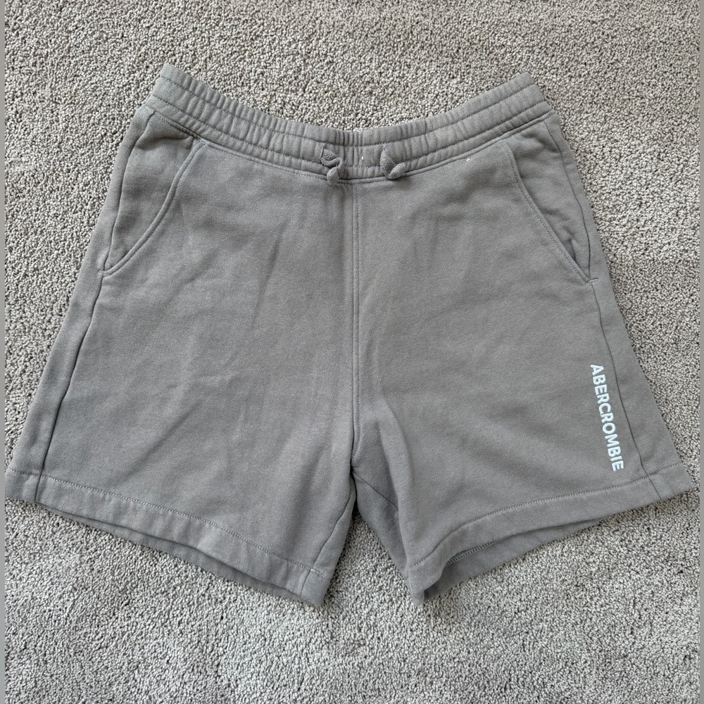 Abercrombie Kids Taupe Jogger Shorts